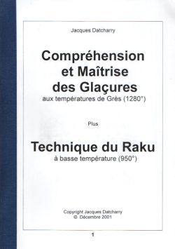 livre de Jacques Darcharry - technique du Raku